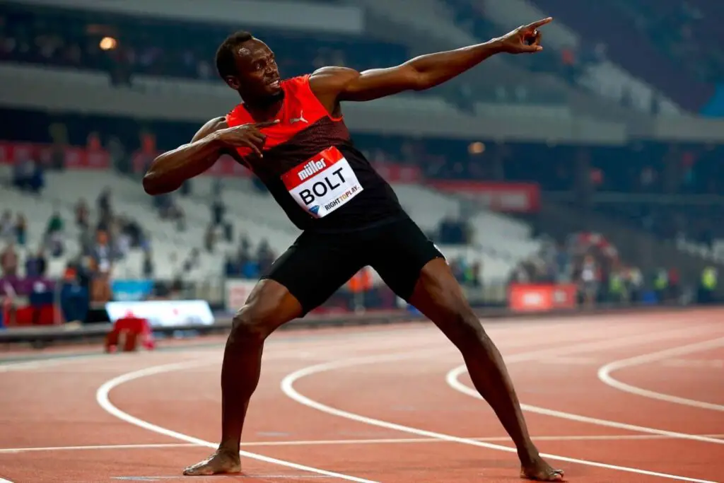Usain Bolt victory pose
