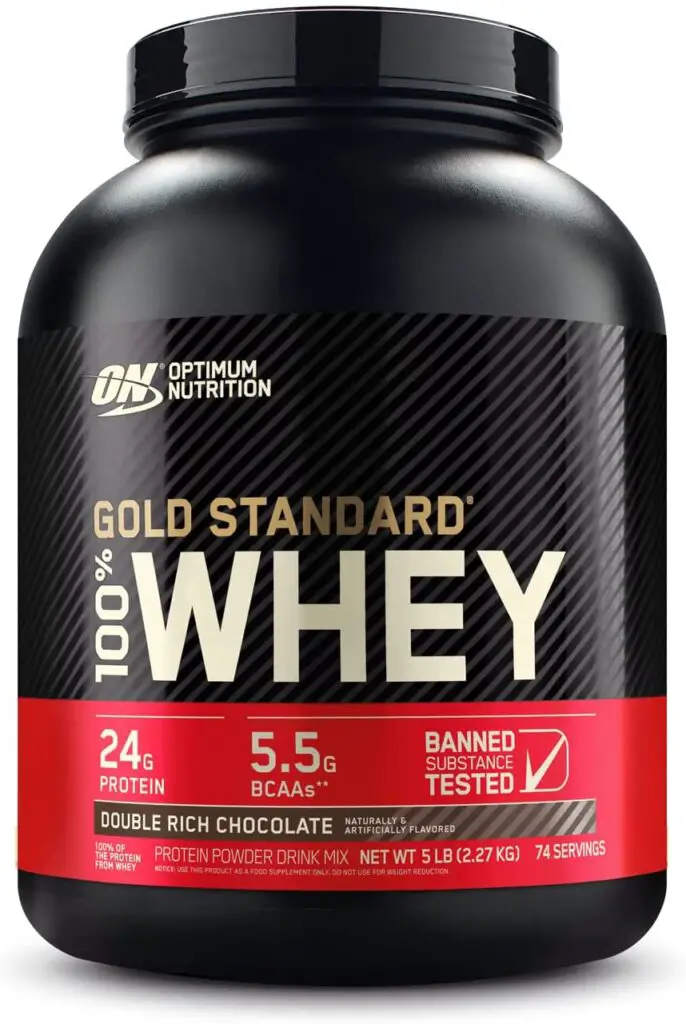 best protein powders for ectomorphs: gold standard whey protein