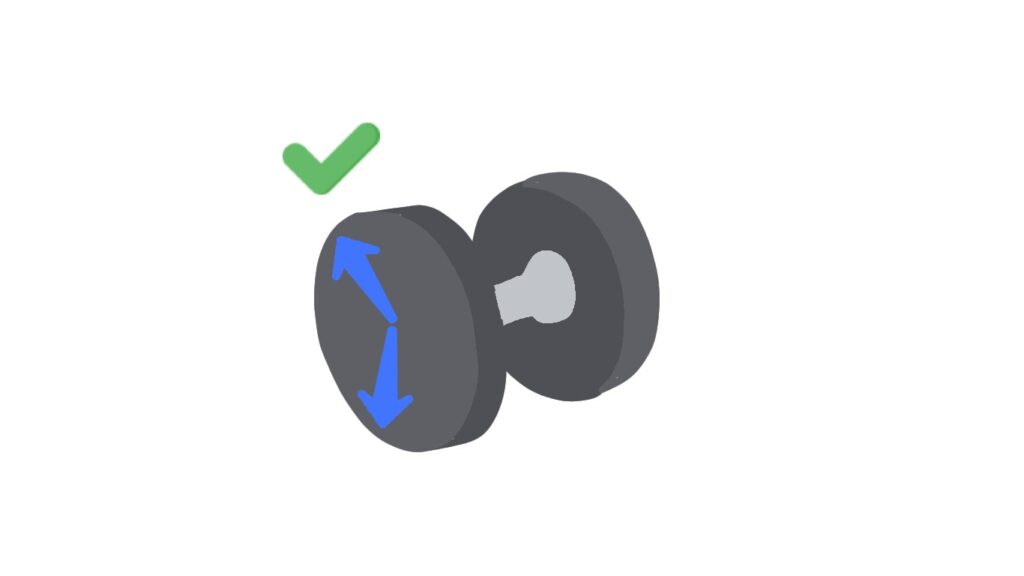 illustration of round dumbbells