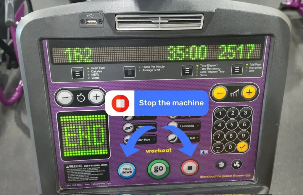 how to stop planet fitness stairmaster