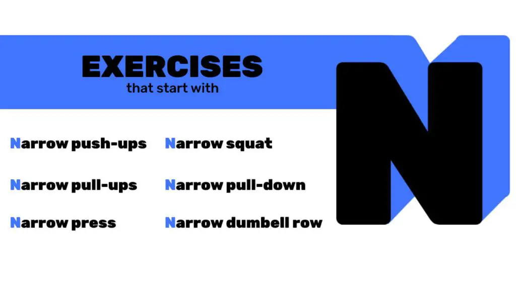 exercises that start with n