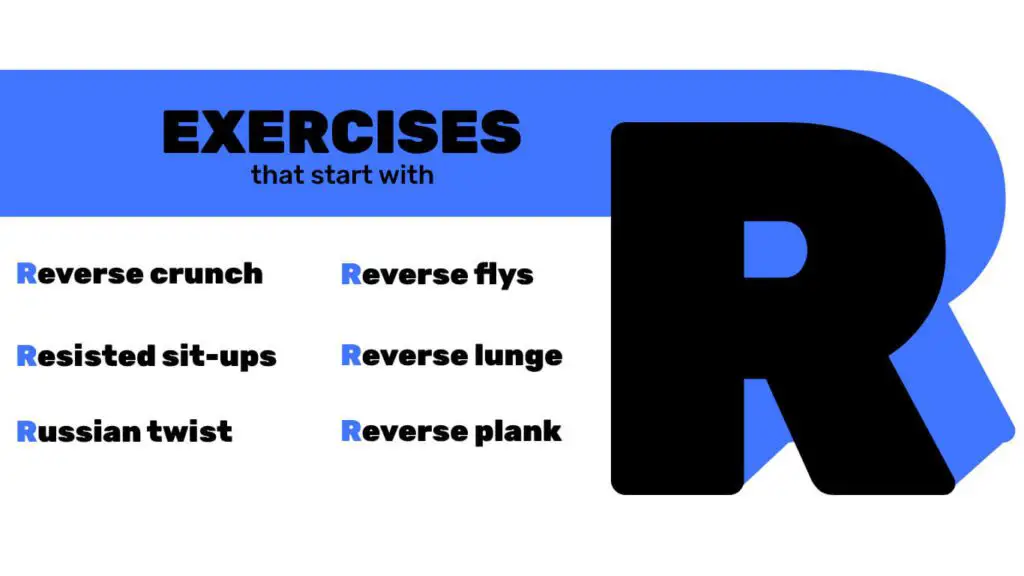 exercises that start with R