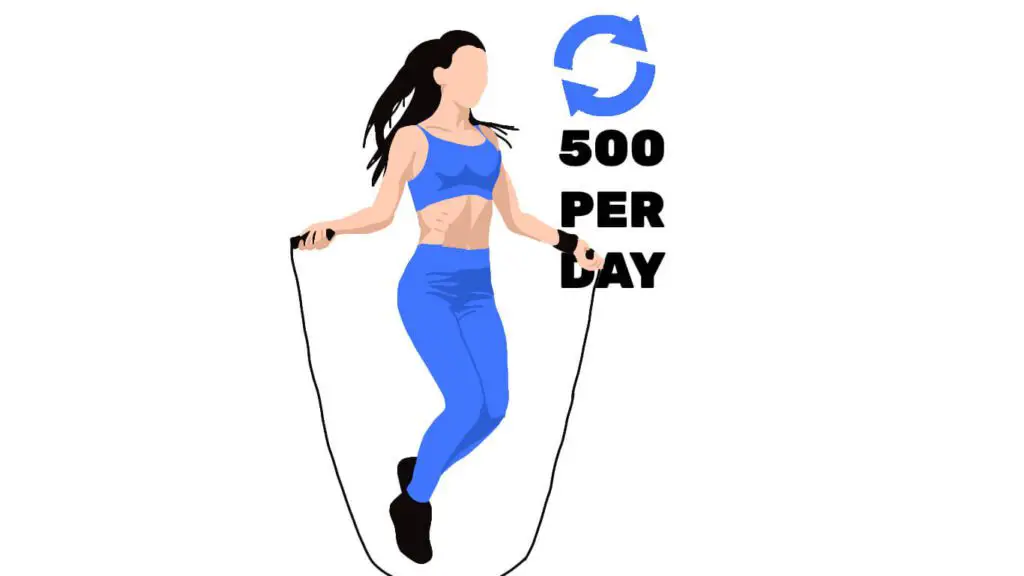 500 jump ropes a day