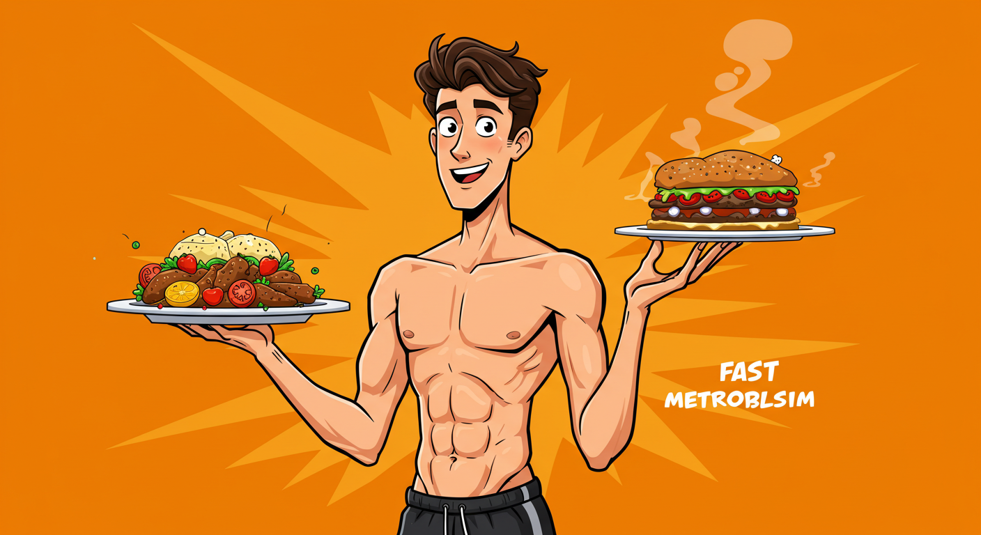 How to gain weight & muscle when you have fast (high) metabolism